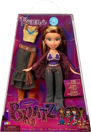 Bratz Original Fashion Doll - FIANNA - Series 3 - Doll, 2 Outfits and Poster - For Collectors and Kids Ages 6 
