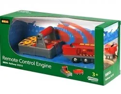 BRIO Remote Control Train Engine - Interactive Toy for Kids Age 3  (33213)