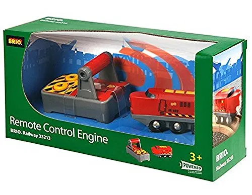 BRIO Remote Control Train Engine - Interactive Toy for Kids Age 3  (33213)