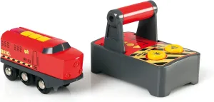 BRIO Remote Control Train Engine - Interactive Toy for Kids Age 3  (33213)