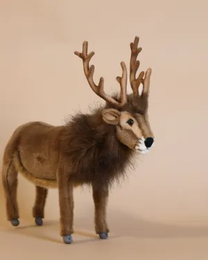 Brown Reindeer Stuffed Animal, 15" Odin Parker