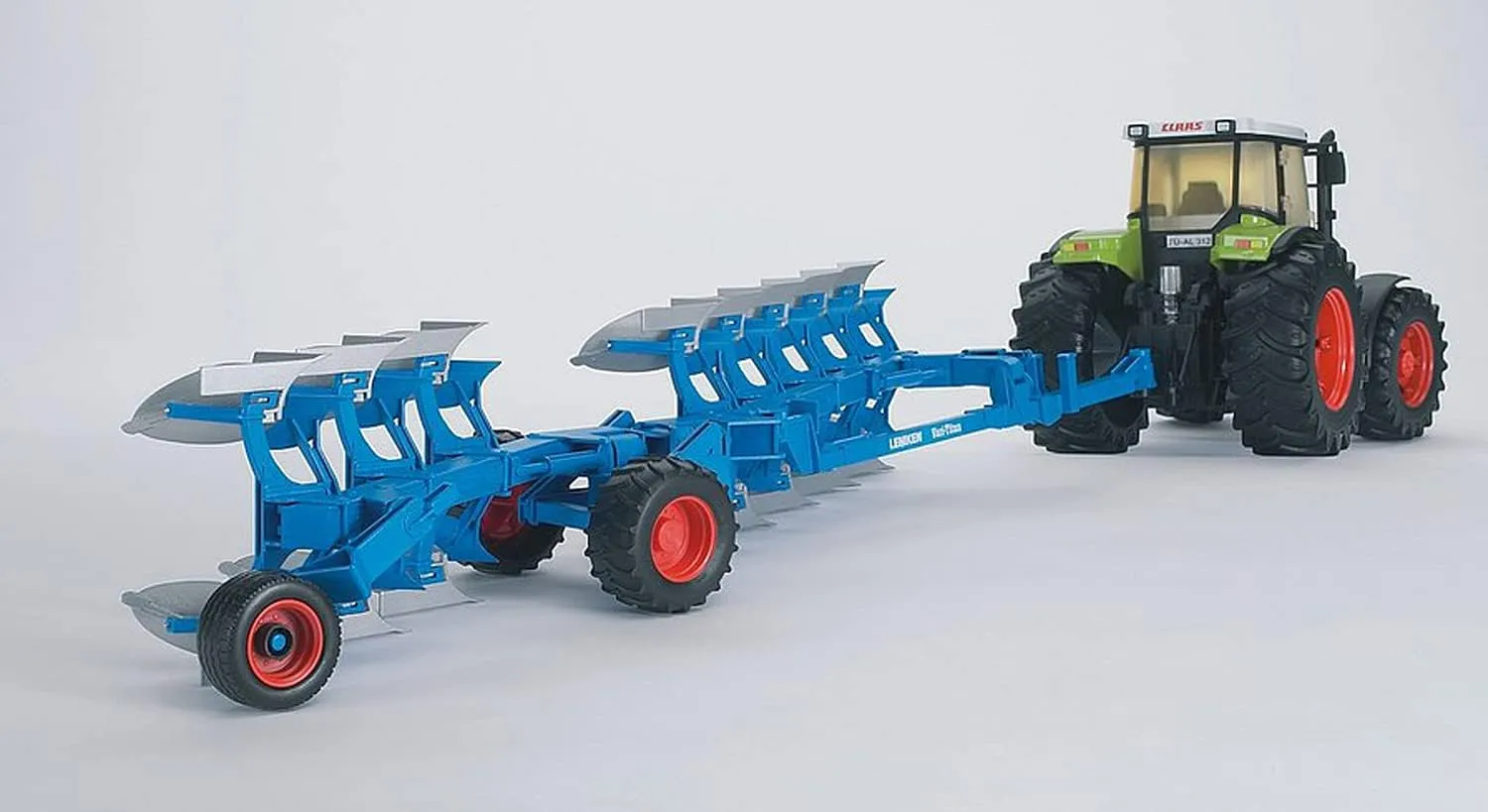 Bruder Lemken Semi-Mounted Reversible Plough Vari-Titan - 1:16 Scale Farm Toy for Ages 4 