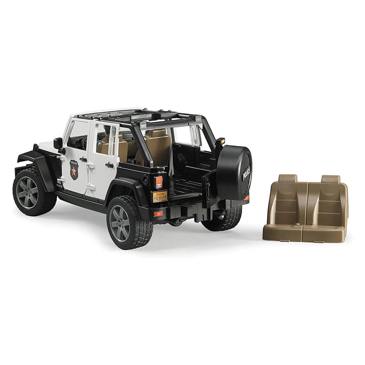 Bruder Pro Series Jeep Rubicon Police Vehicle w Policeman