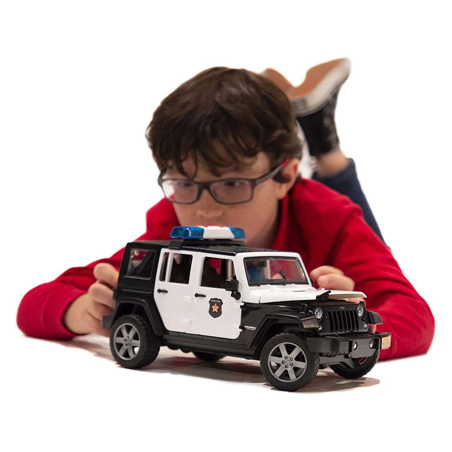 Bruder Pro Series Jeep Rubicon Police Vehicle w Policeman