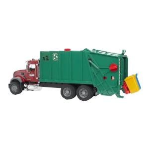 Bruder Pro Series Mack Granite Garbage Truck Ruby Red Green