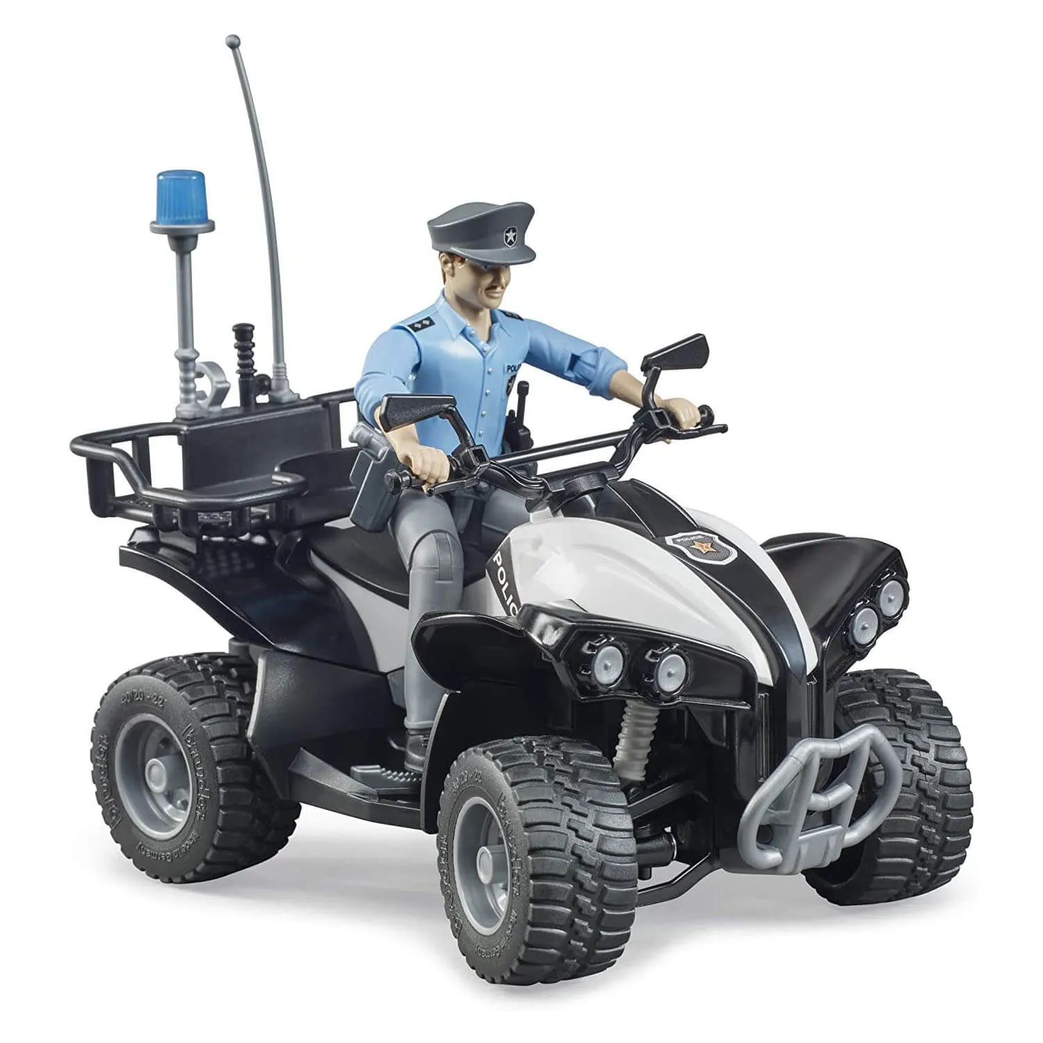 Bruder Pro Series Police Quad with Policeman and Accessories