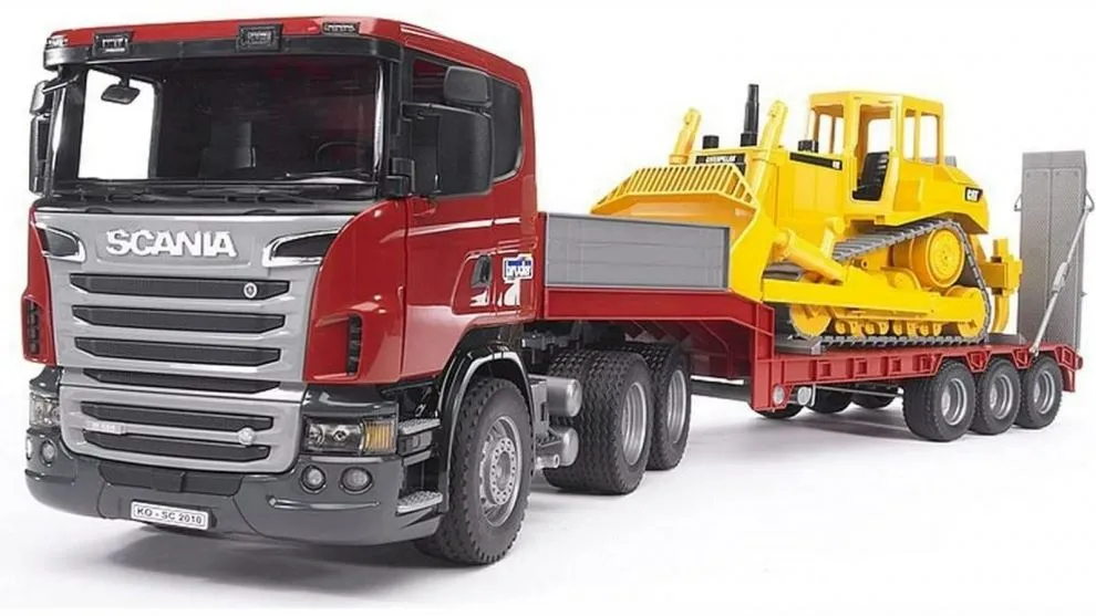 Bruder Scania Loader With Bulldozer