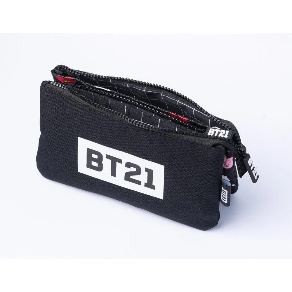 BT21 Cool Collection Triple Pencil Case