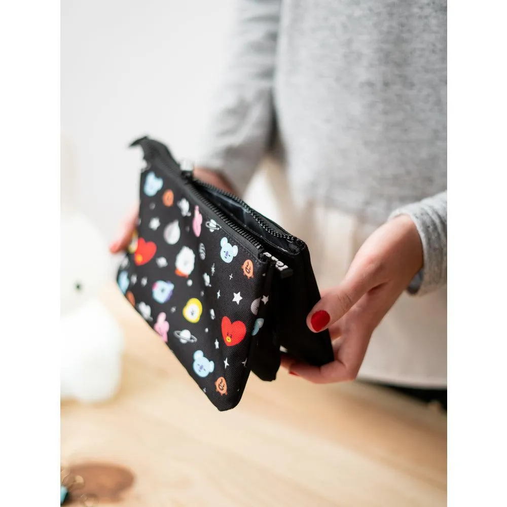 BT21 Cool Collection Triple Pencil Case