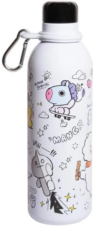 BT21 Metallic Water Bottle - Sports Bottle 500ml