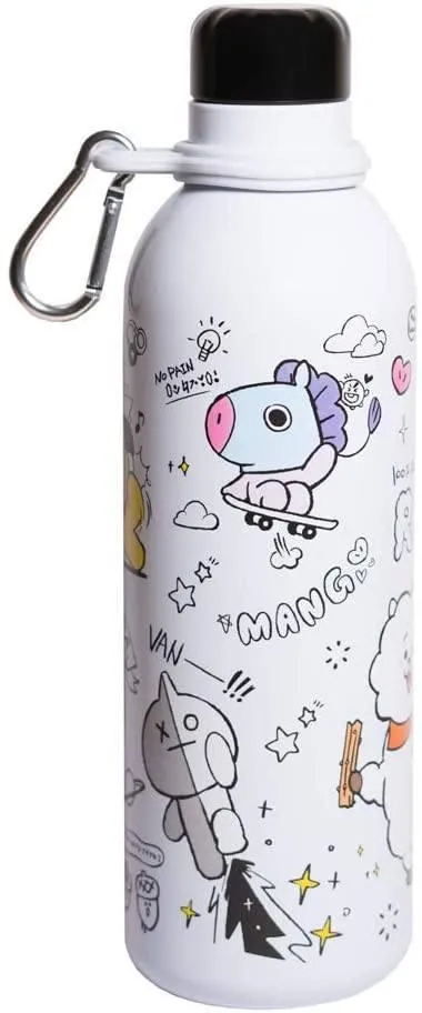 BT21 Metallic Water Bottle - Sports Bottle 500ml