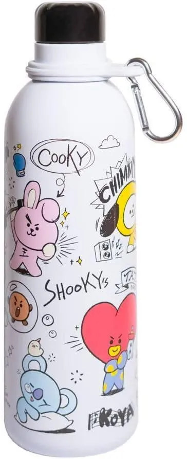BT21 Metallic Water Bottle - Sports Bottle 500ml