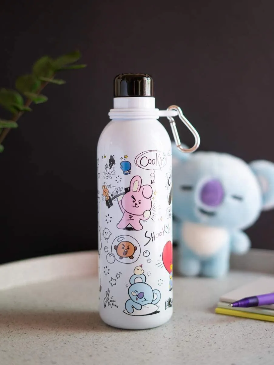 BT21 Metallic Water Bottle - Sports Bottle 500ml