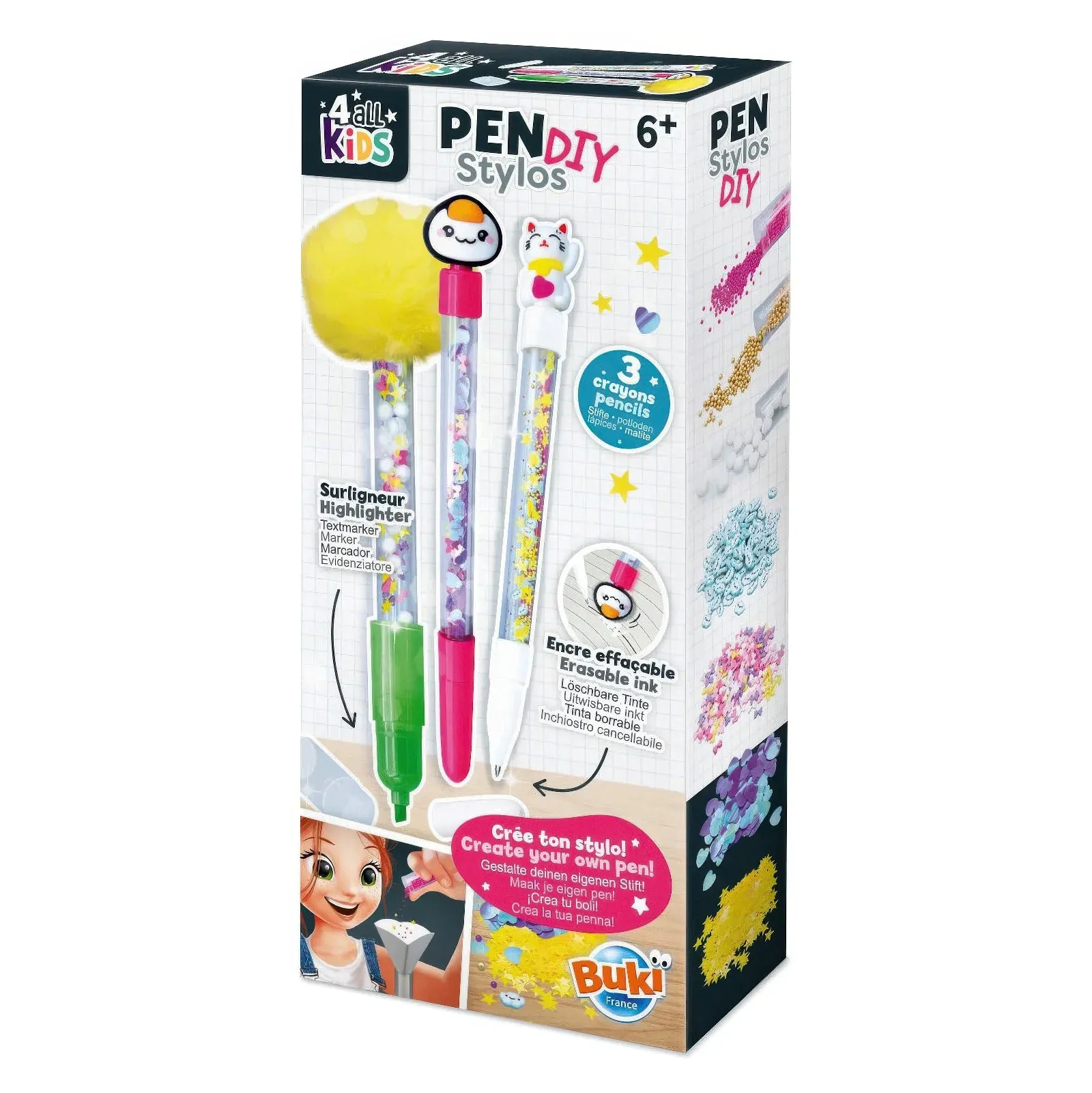 BUKI DIY Pens Set - Kawaii