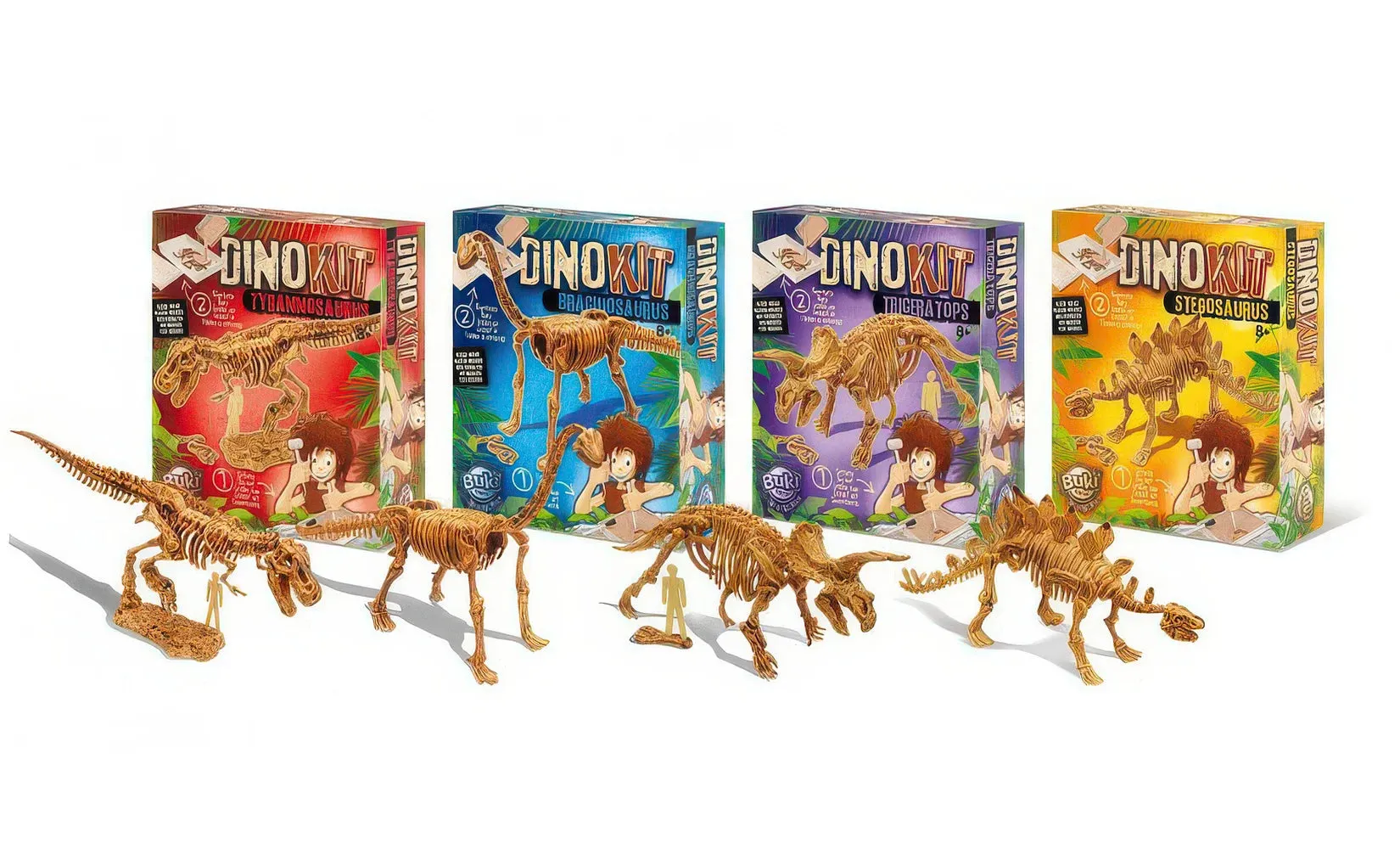 BUKI France Dino Kit Brachiosaurus Dinosaur Fossil Digging Set