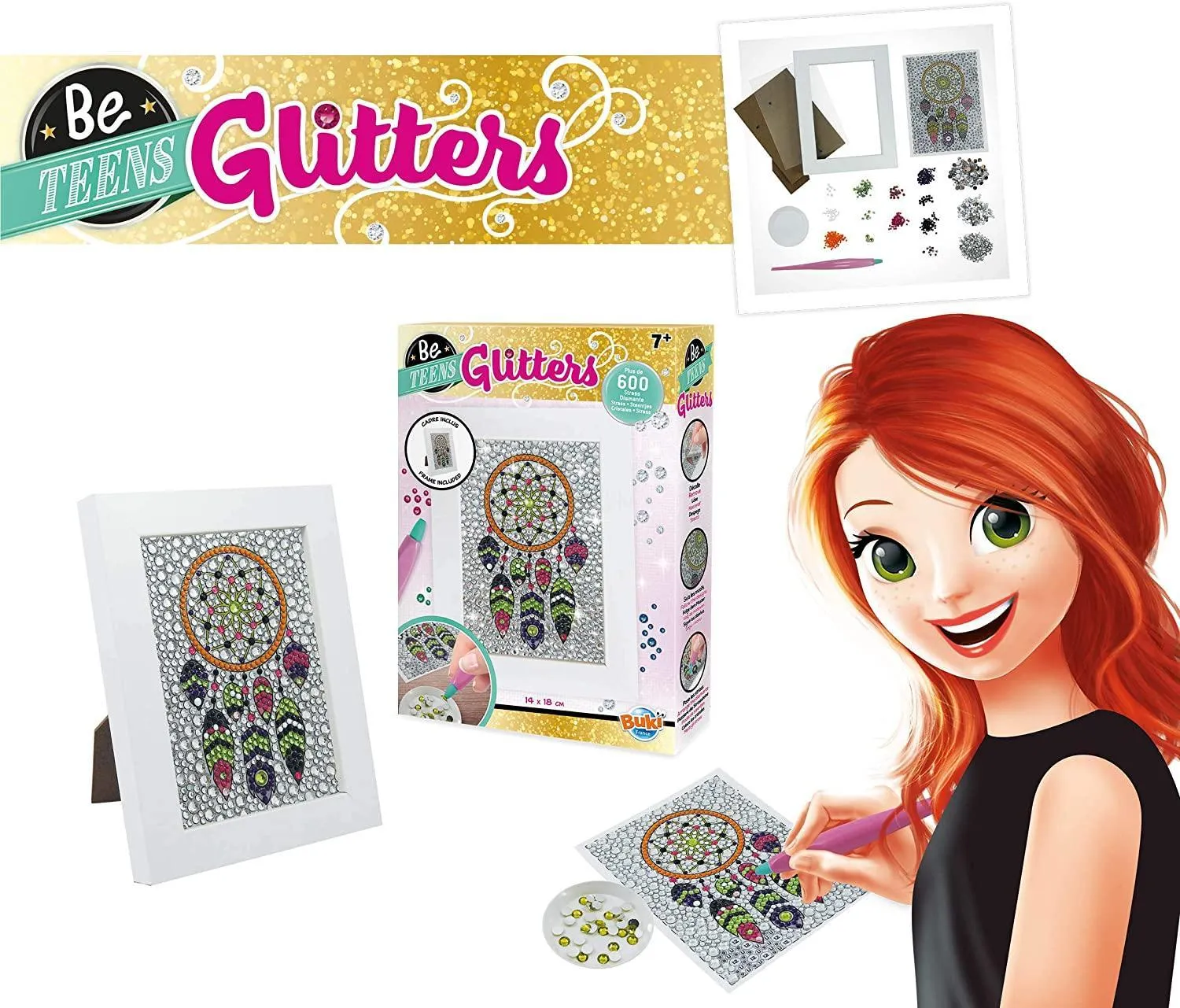 BUKI France DP006 Be Teens Glitters - Dreamcatcher