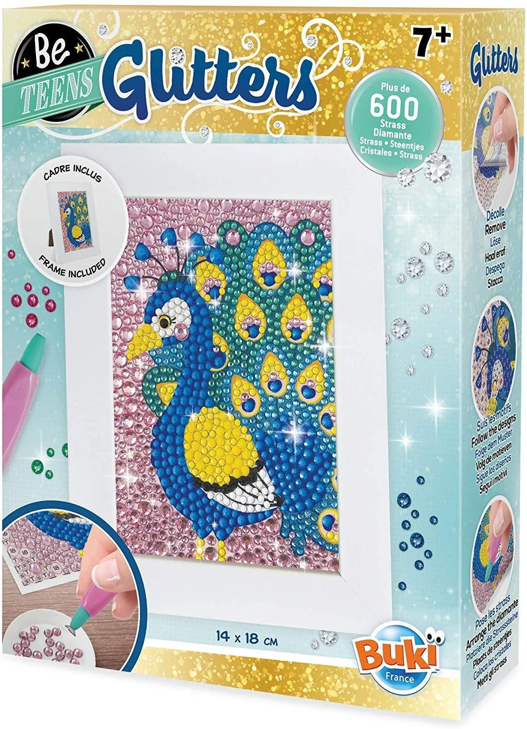 BUKI France DP012 Be Teens Glitters - Peacock
