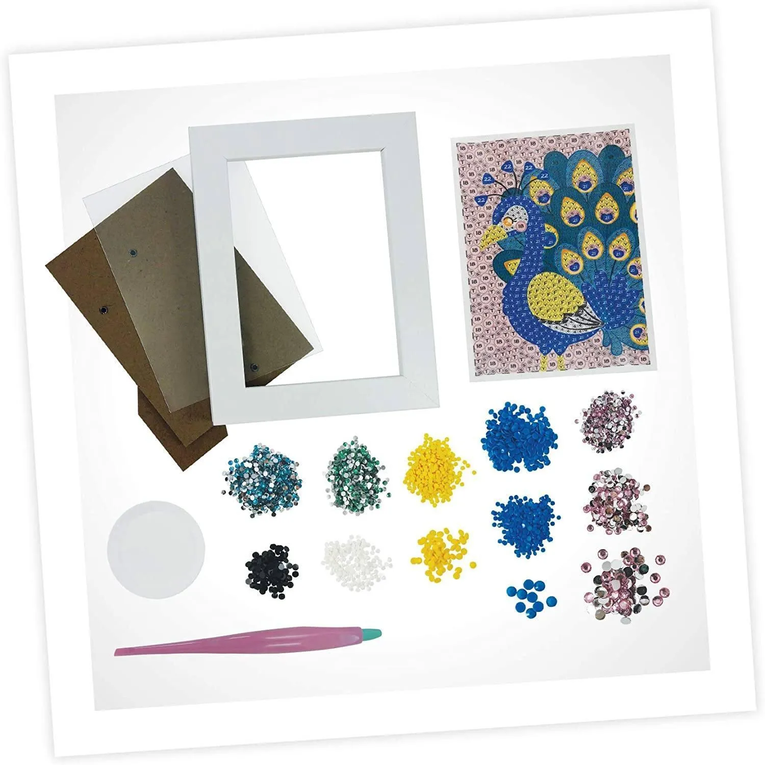 BUKI France DP012 Be Teens Glitters - Peacock