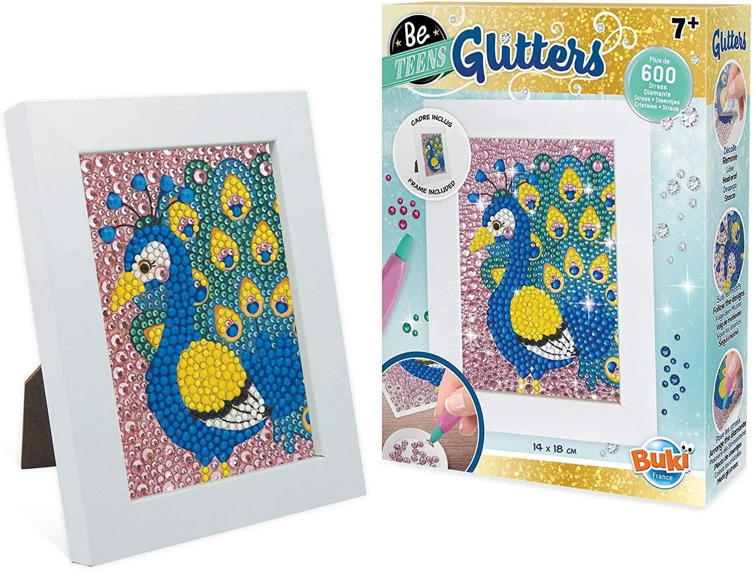 BUKI France DP012 Be Teens Glitters - Peacock