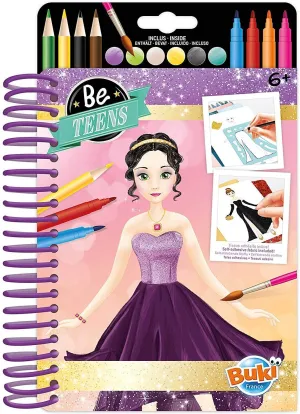 BUKI France Fashion Sketchbook - Evening Dresses