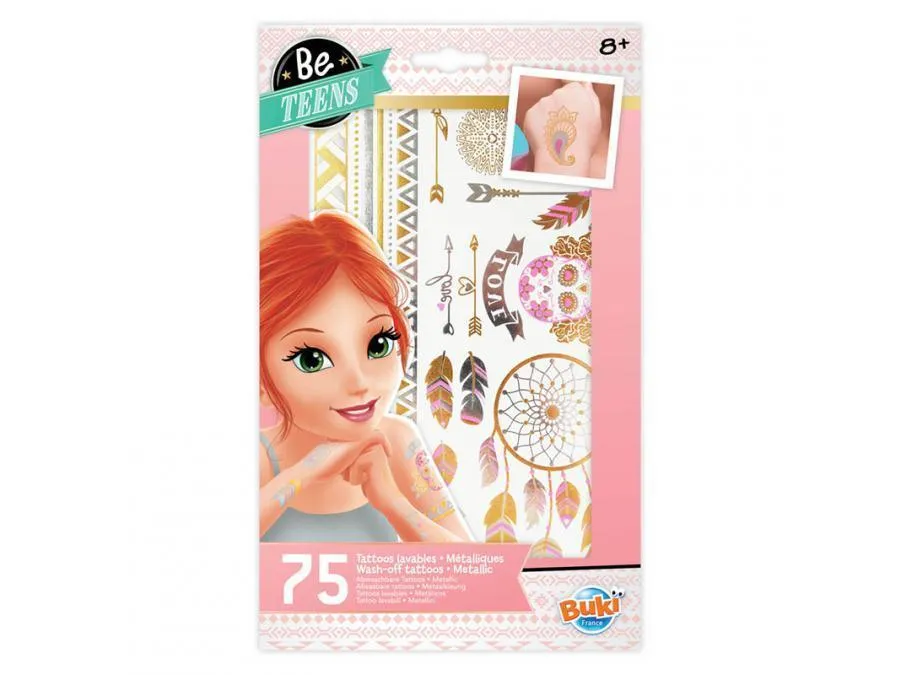 BUKI France TA001 - 75 Assorted Tattoos