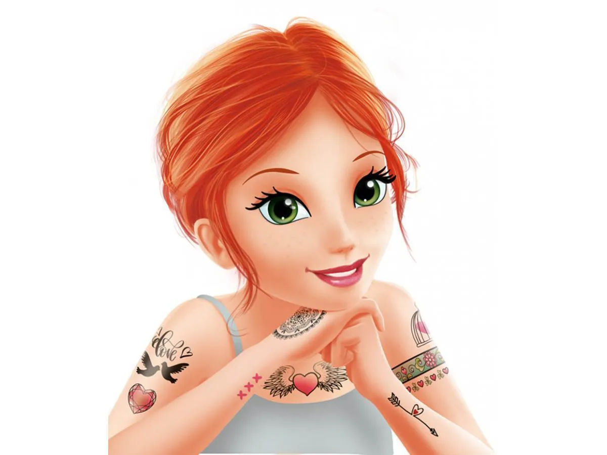 BUKI France TA001 - 75 Assorted Tattoos