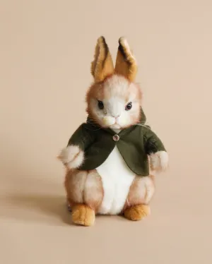 Bunny With Green Jacket Stuffed Animal Odin Parker