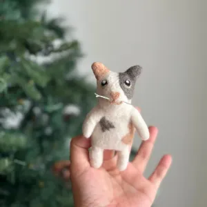 Calico Cat Finger Puppet Odin Parker