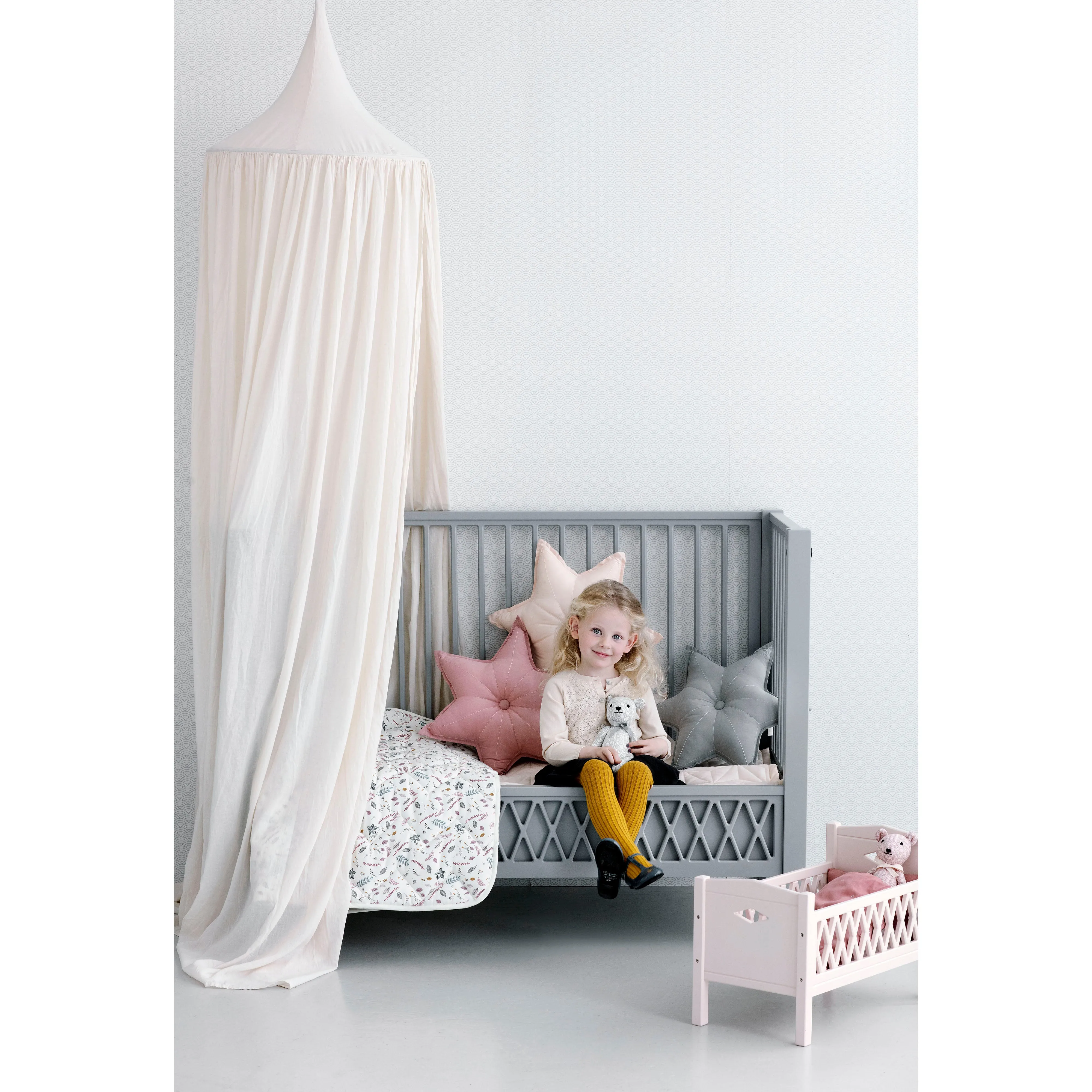 Cam Cam Copenhagen Dolls Bed Harlequin Rose