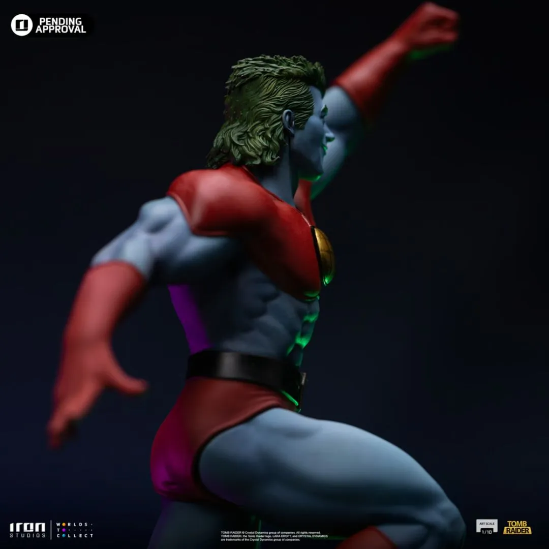 Captain Planet Captain Planet And The Planeteers Statue By Iron Studios