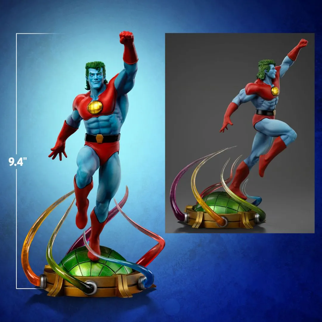 Captain Planet Captain Planet And The Planeteers Statue By Iron Studios