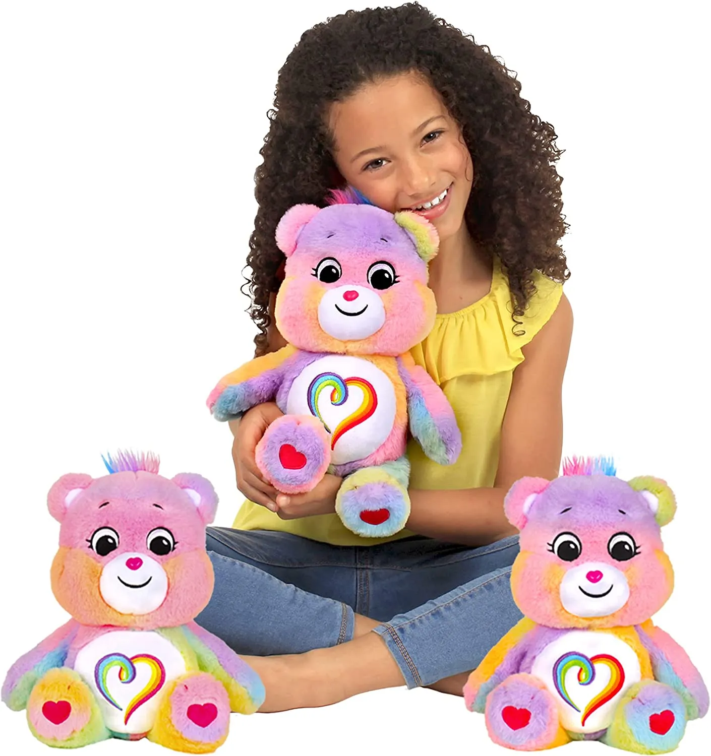 Care Bears 22077 14 Inch Medium Plush Togetherness Bear, Collectable Cute Plush Toy, Cuddly Toys for Children, Soft Toys for Girls and Boys, Cute Teddies Suitable for Girls and Boys Aged 4 Years  