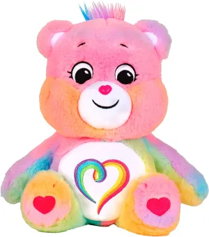 Care Bears 22077 14 Inch Medium Plush Togetherness Bear, Collectable Cute Plush Toy, Cuddly Toys for Children, Soft Toys for Girls and Boys, Cute Teddies Suitable for Girls and Boys Aged 4 Years  