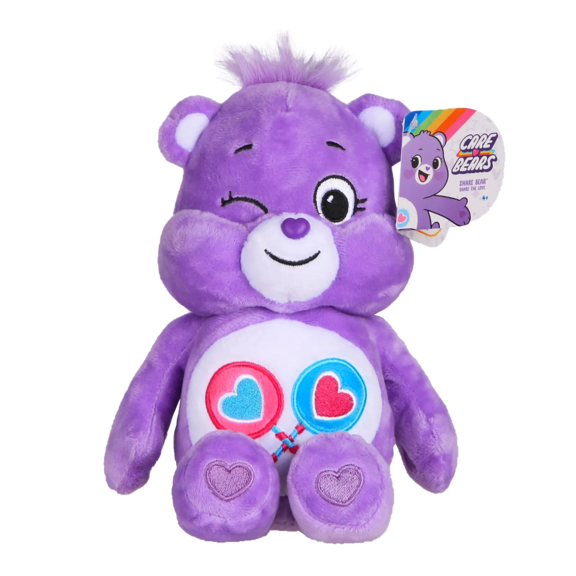 Care Bears Basic Bean Plush Laugh-A-Lot Bear Assorted Styles