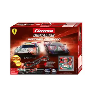Carrera Digital 132 Inferno of Speed Slot Car Set