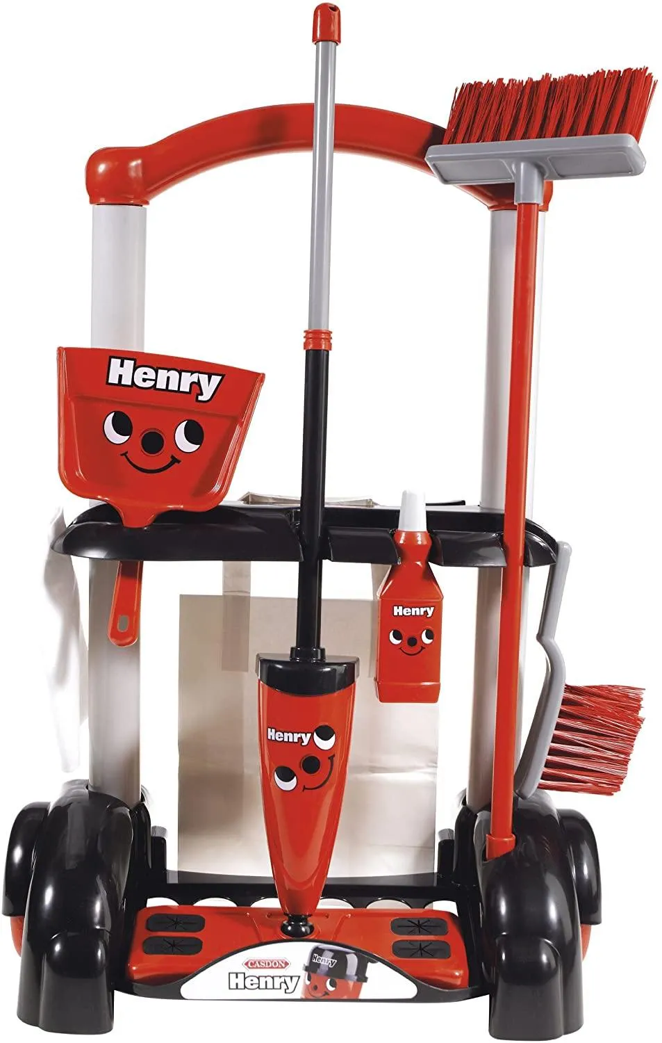 Casdon 630 Henry Cleaning Trolley Red