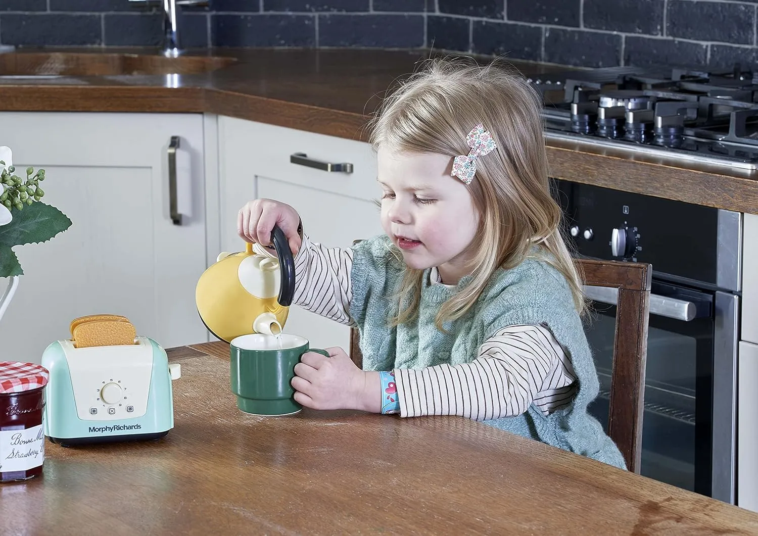 Casdon 65150 Morphy Richards Interactive Toy Toaster & Kettle for Children Aged 3 