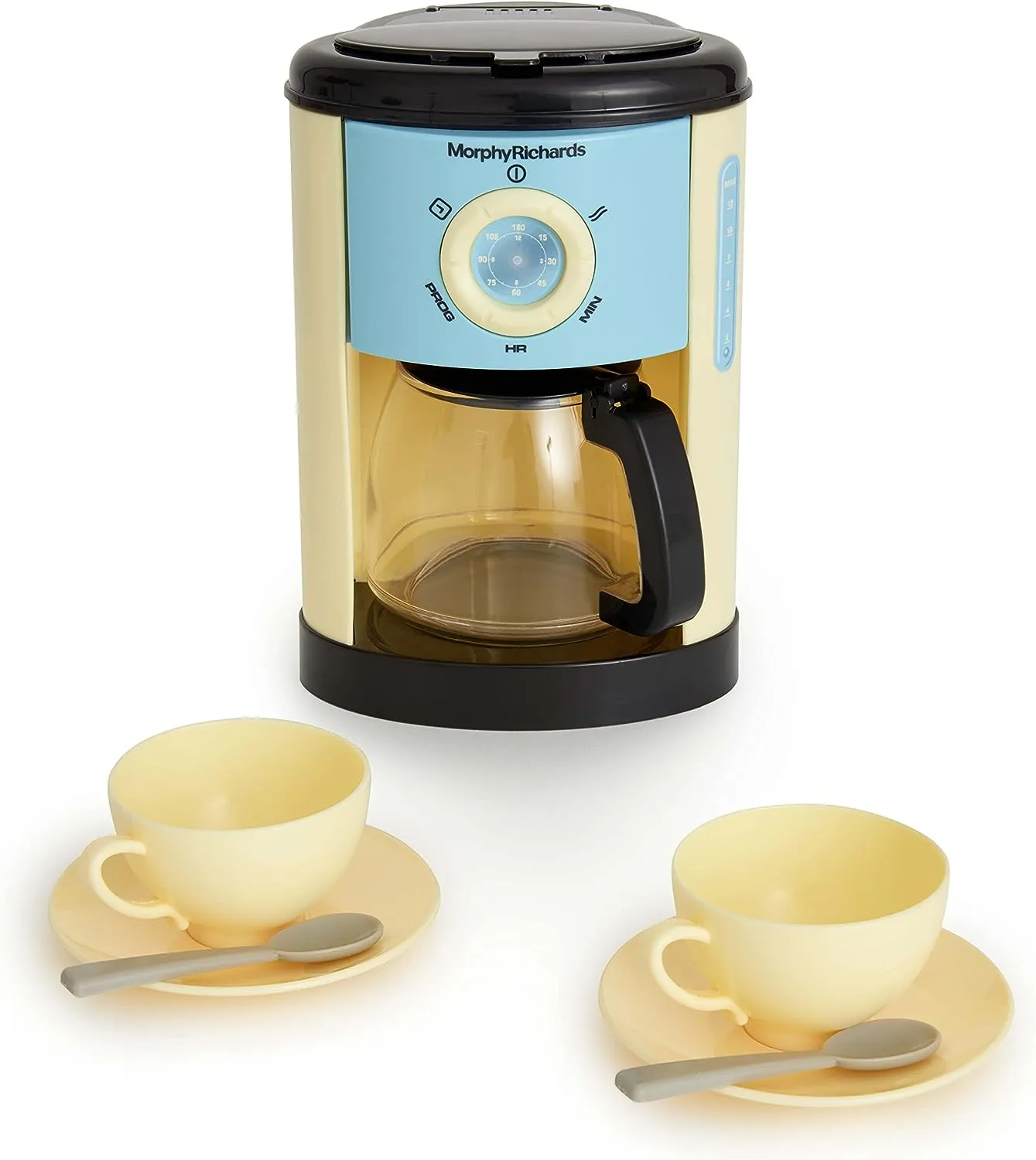 Casdon Morphy Richards Fillable Toy Coffee Maker - Interactive Pretend Play for Kids Aged 3  (65050)