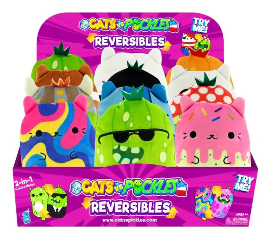 Cats Vs Pickles Reversible Cats Garth / Leaf Pickleson