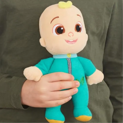 Character Options CoComelon 23cm CJ in Romper Suit Eco Soft Plush Toy - 100% Recycled Materials for Ages 18 Months 