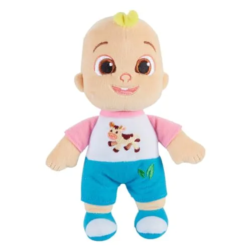 Character Options CoComelon 23cm CJ in Romper Suit Eco Soft Plush Toy - 100% Recycled Materials for Ages 18 Months 