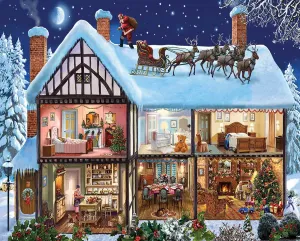Christmas House (1177pz) - 1000 Pieces White Mountain