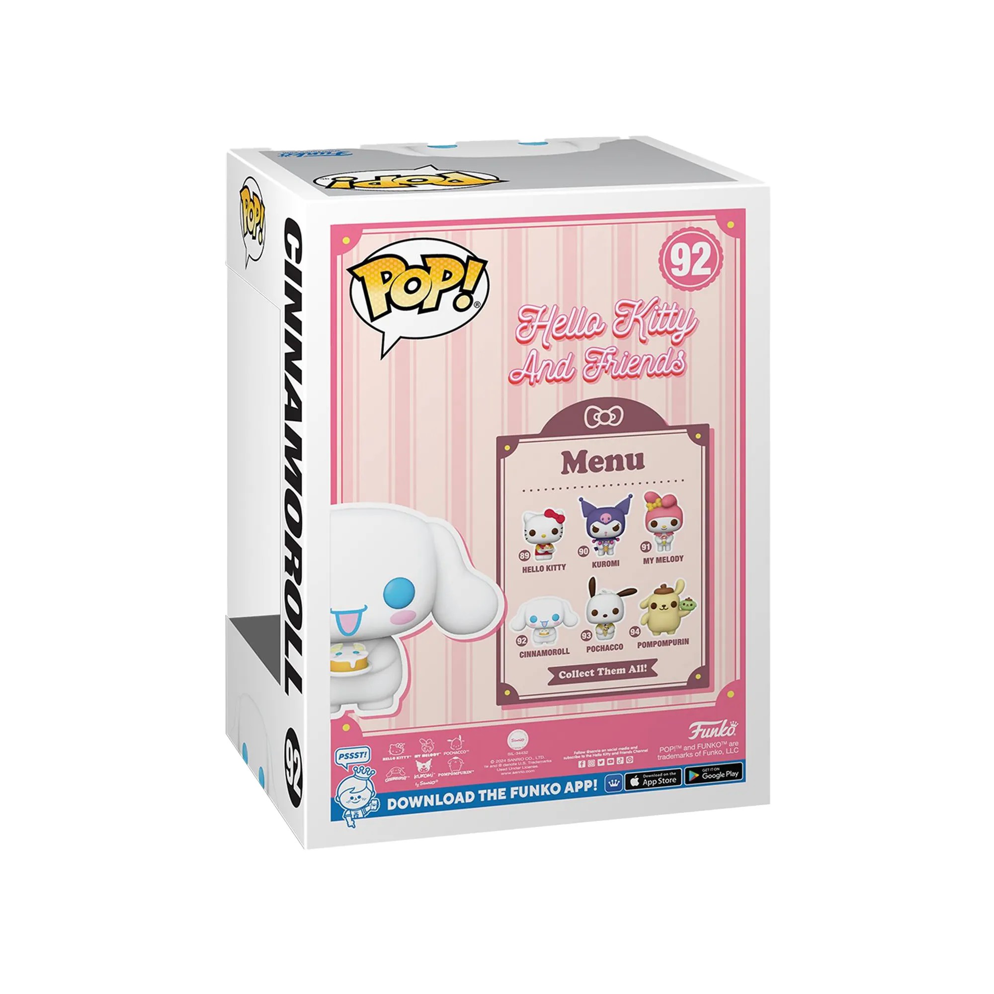 Cinnamoroll Cake Funko Pop! (No. 92 Hello Kitty and Friends Series) SANRIO