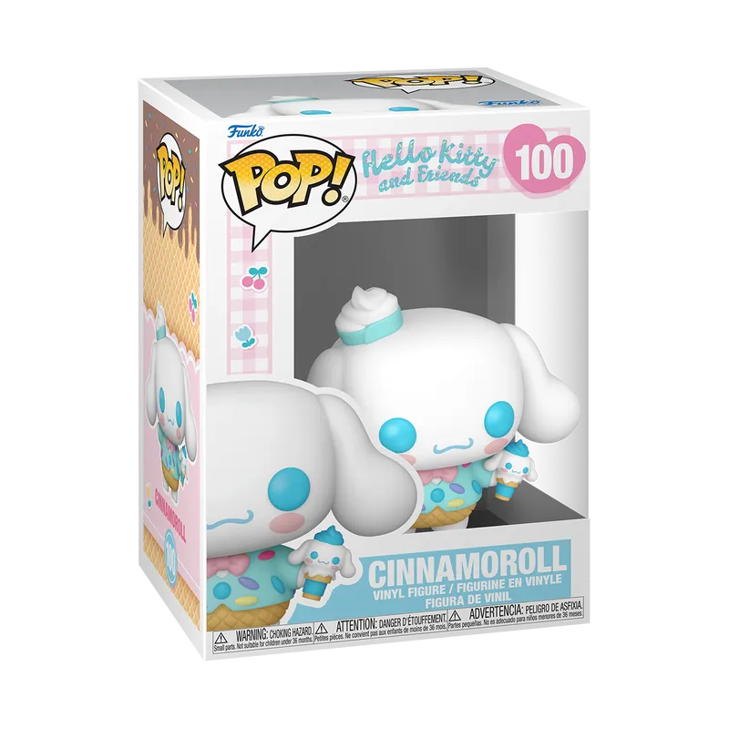 Cinnamoroll Ice Cream Funko Pop! (No. 100 Hello Kitty and Friends Series) SANRIO