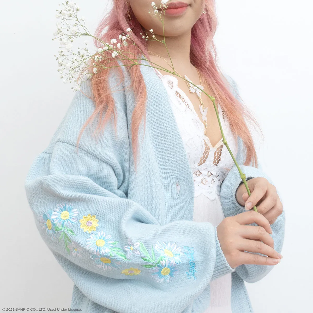Cinnamoroll JapanLA Floral Cardigan SANRIO