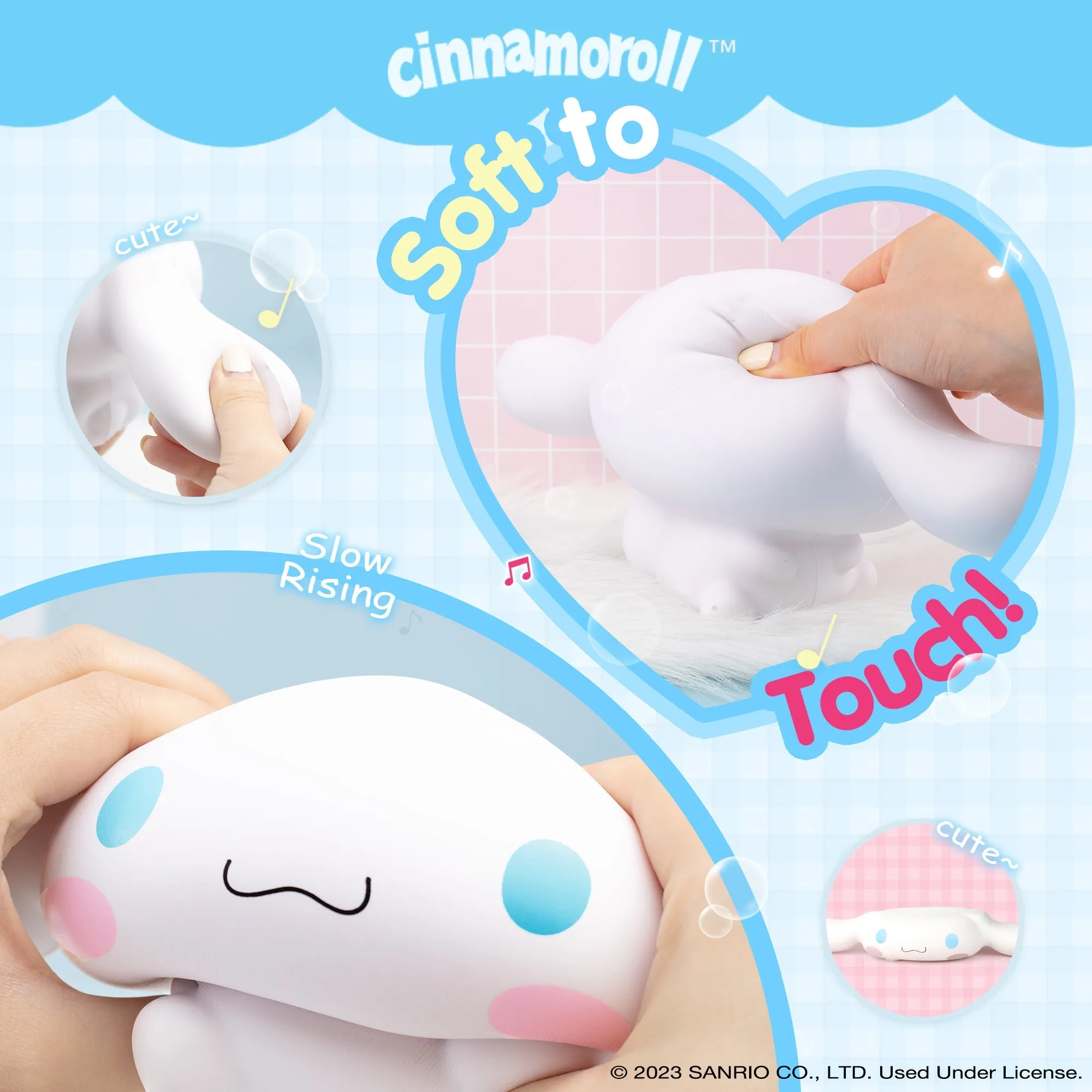 Cinnamoroll Jumbo Squishy Toy SANRIO