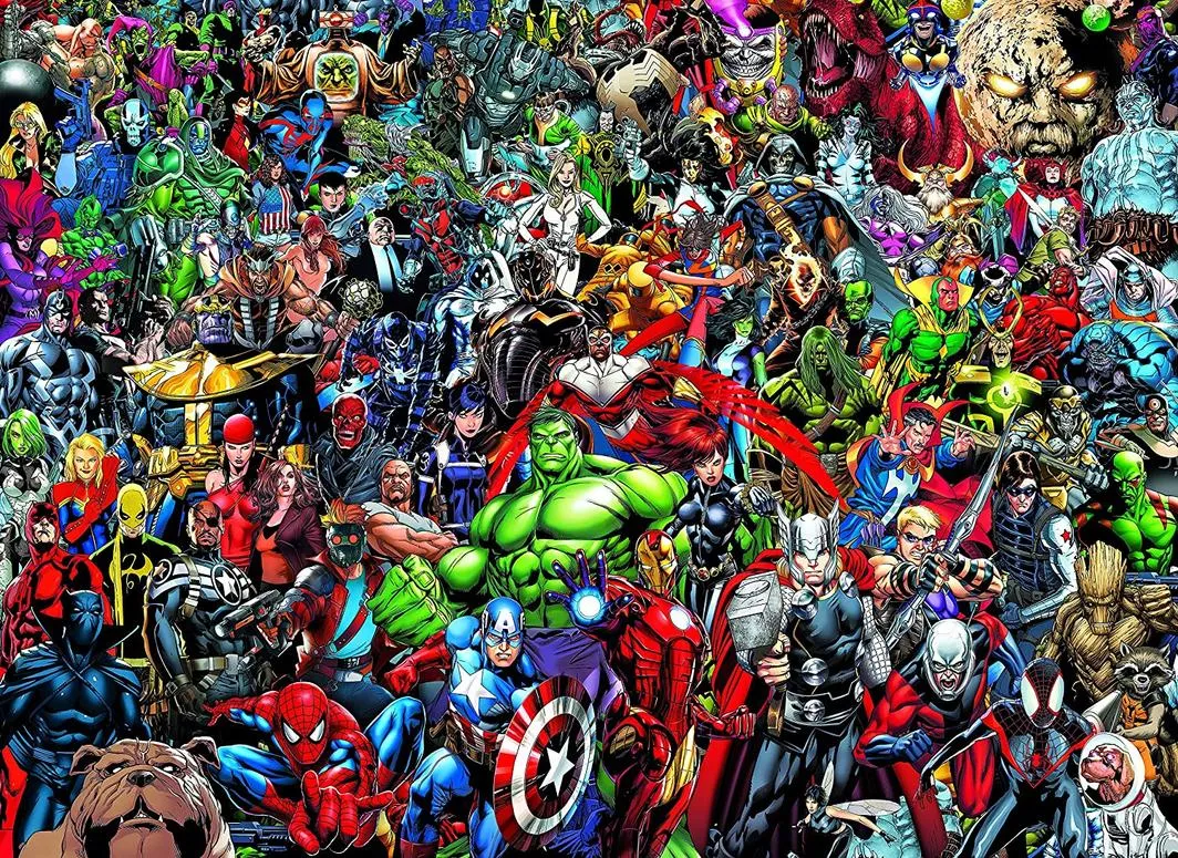 Clementoni 1000 Piece Impossible Puzzle! Marvel