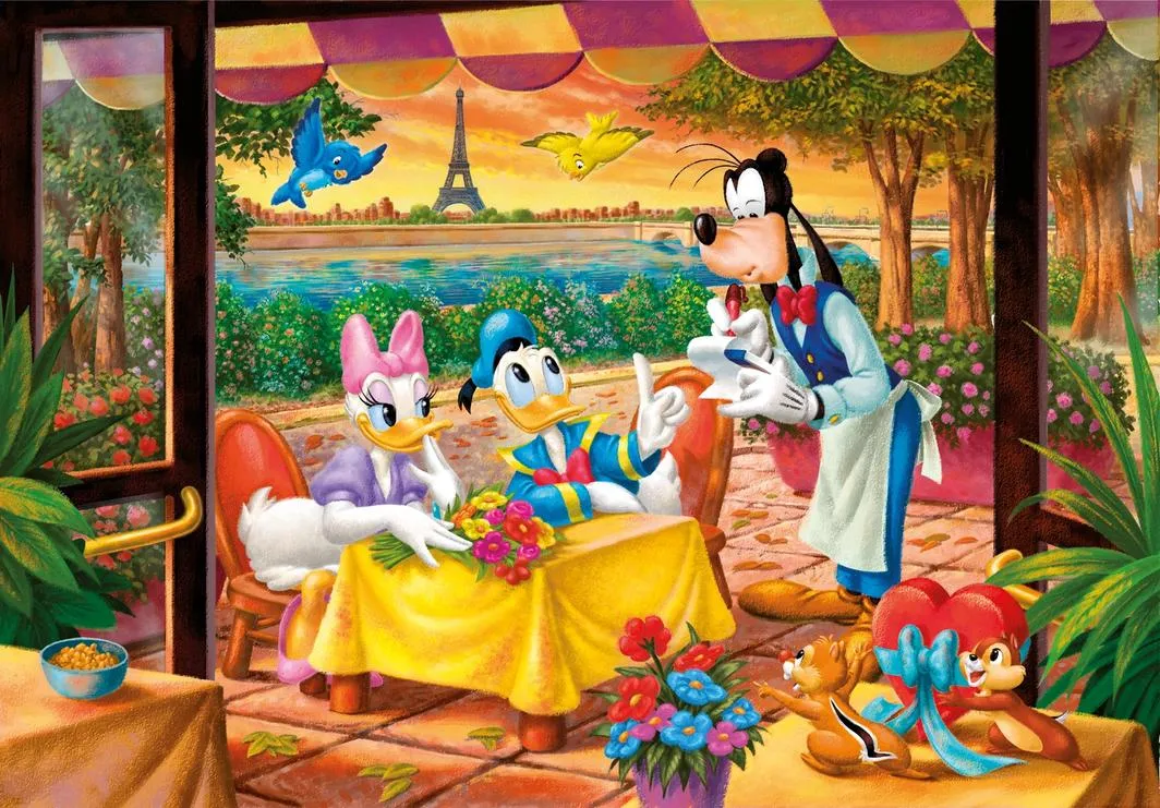 Clementoni 180 Piece SupeRColor Puzzle Disney Classic Donald And Daisy Dining