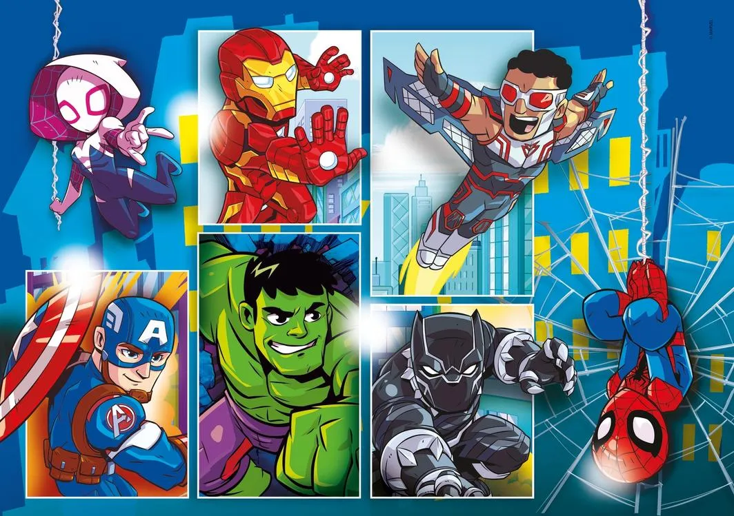 Clementoni 30 Piece SupeRColor Puzzle Marvel Super Hero Adventures
