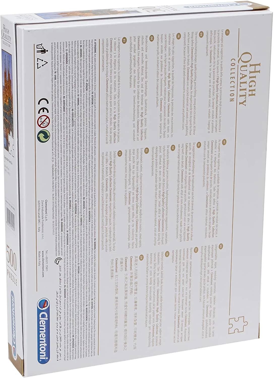 Clementoni 35062 Collection Puzzle for Children and Adults Barcelona 500 Pieces